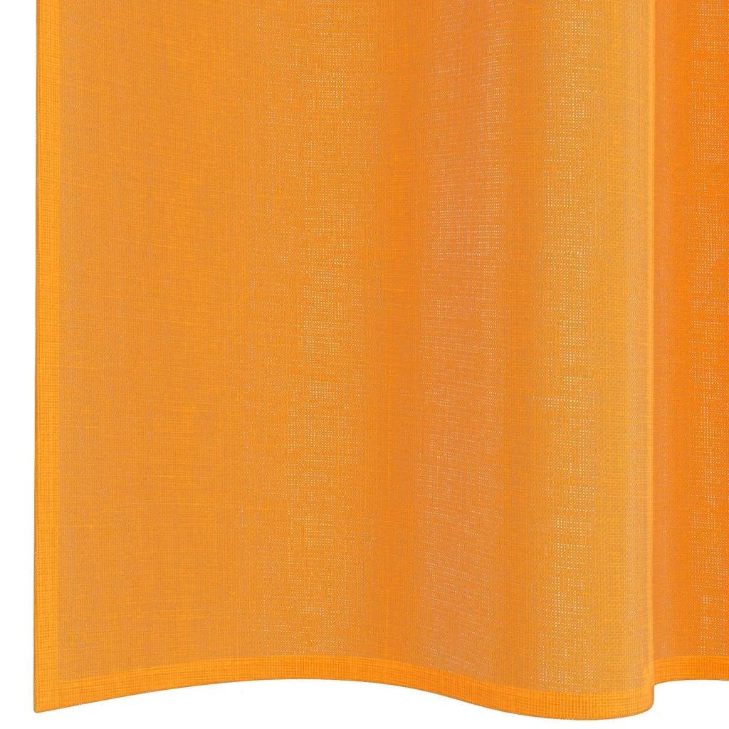 Tende in Voile con Tasche per Aste 2 pz Arancio