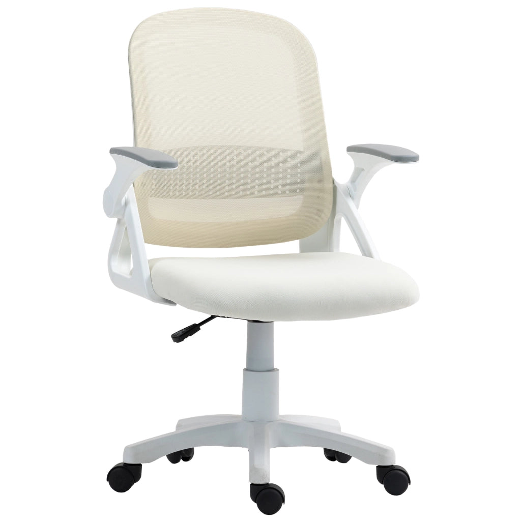 Sedia da ufficio ergonomica ¨C Minimal ¨C bianco, rete, braccioli regolabili, altezza regolabile