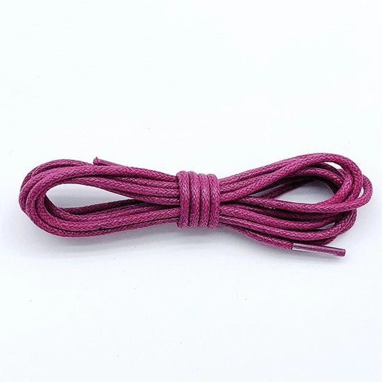 2 paia di cavi in cotone di 60 cm - Cavi in cotone cerchiati di 2,5 mm - Cavi cerchiati robusti - Cavi in cotone duraturi - Cavi per stivali - Cavi in pelle impermeabili - Cavi per scarpe e stivali