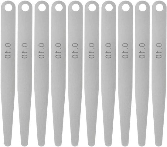 Strumento di misura per la misura della spessore in acciaio con precisione metrica, misuratore di spessore per acciaio con precisione di 0,1 mm.