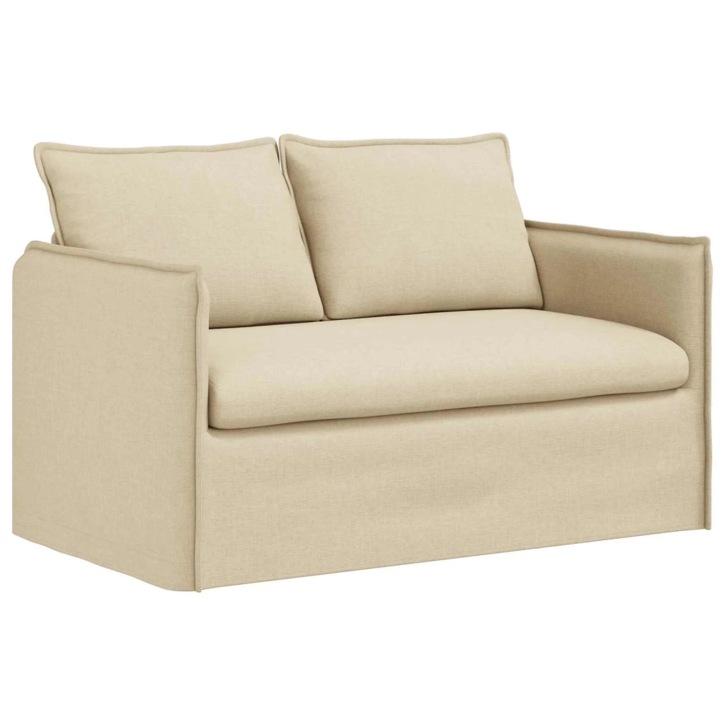 Divano Crema 136 x 82 x 85 cm Tessuto