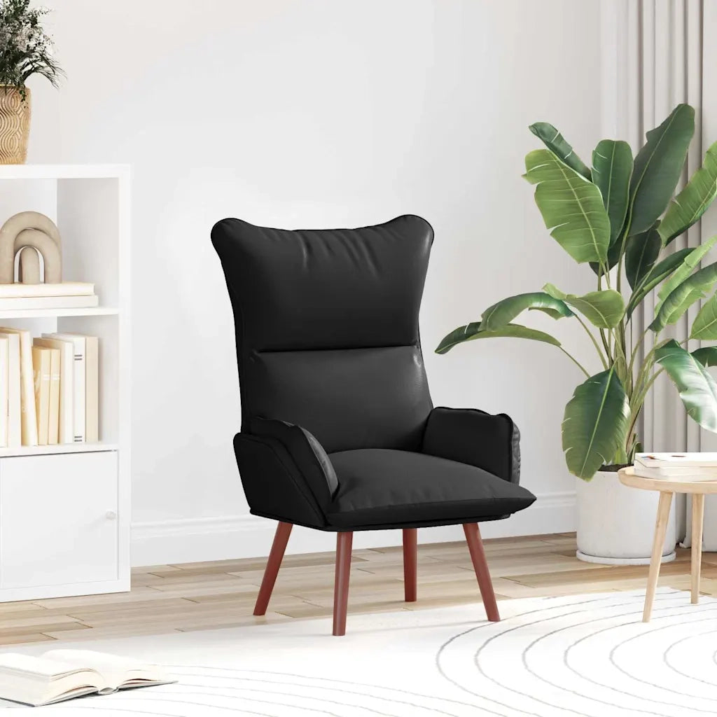 poltrona Nero 69 x 74 x 93 cm Pelle Artificiale 42001863