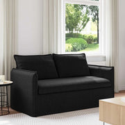 Divano Nero 156 x 82 x 85 cm Tessuto
