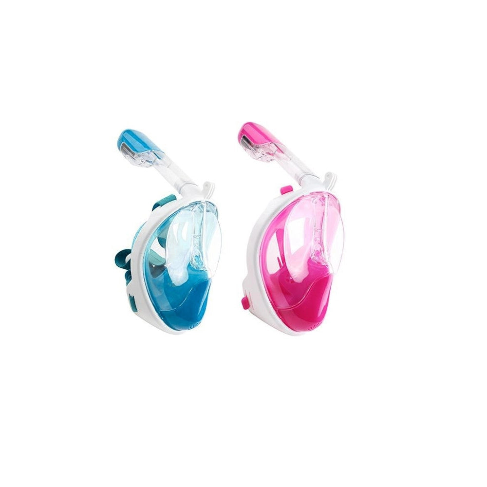 Trade Shop - Maschera Da Immersione Subacquea Snorkeling Boccaglio Full Face Con Visione 180° -