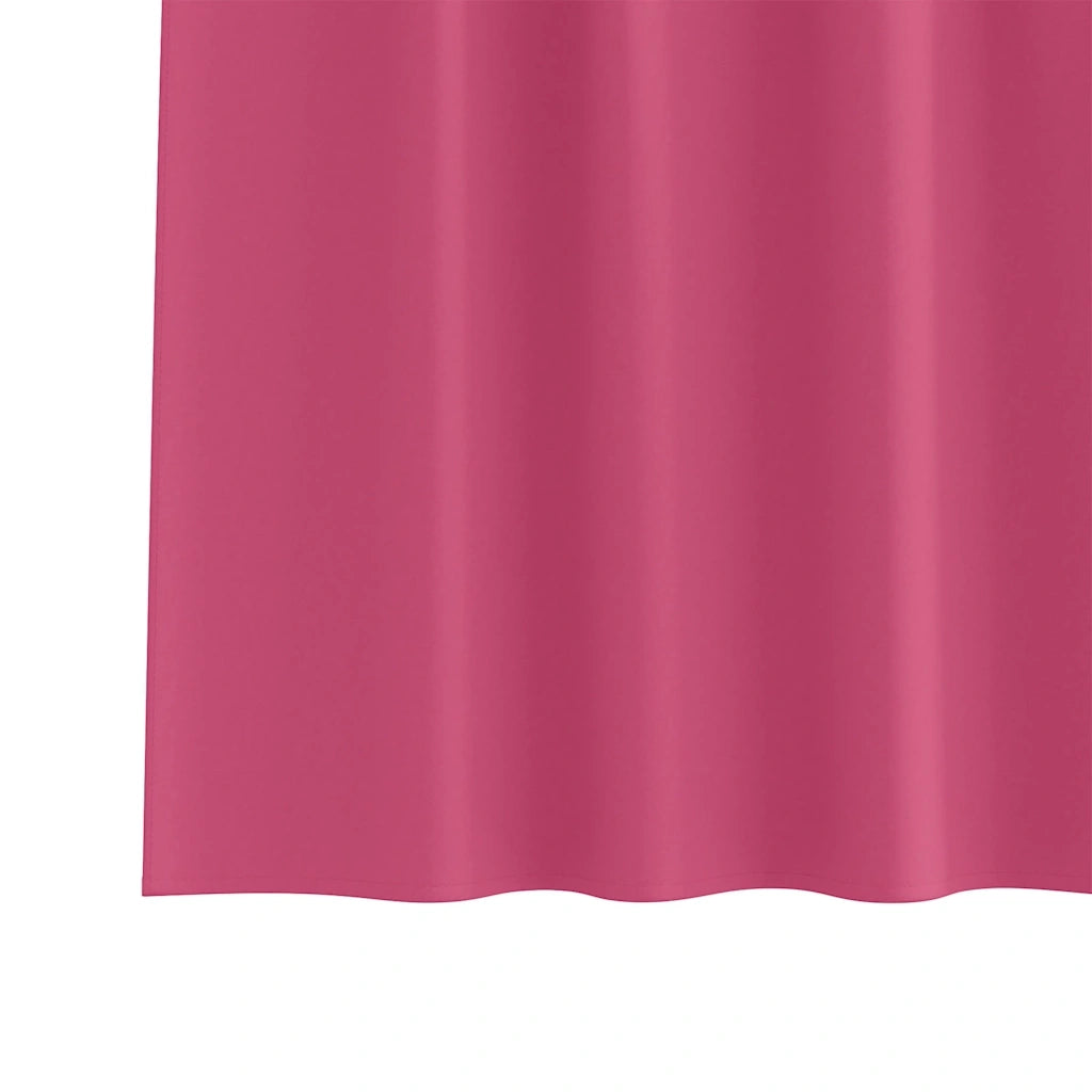 Tende Blackout con Anelli 2 pcs Rosa Vivo 175 x 140 cm 4107624