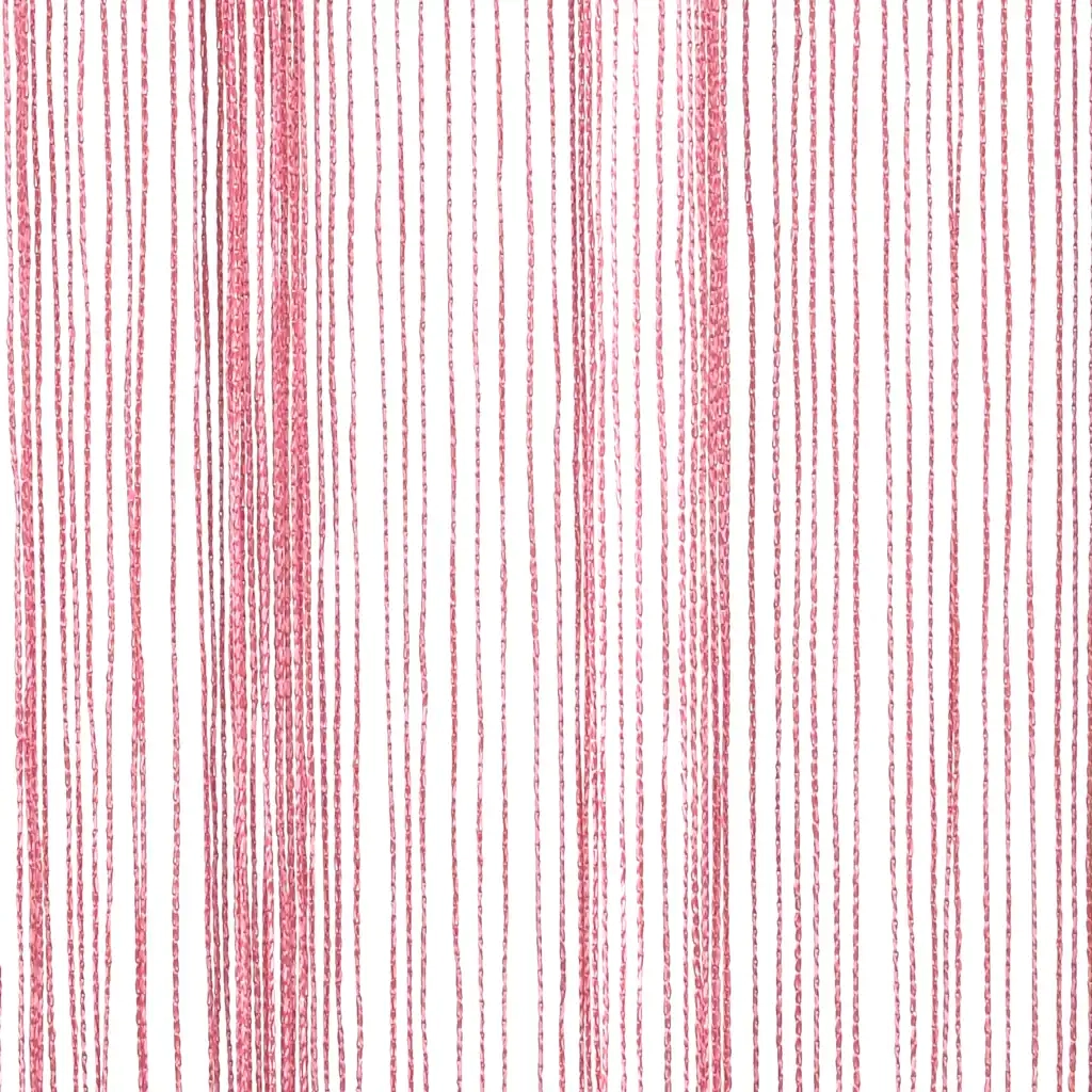 Tende a Filo 2 pz Rosa 140x250 cm