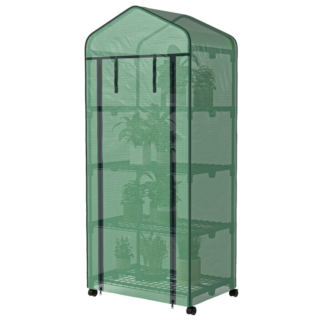 Serra da balcone a 4 livelli ¨C Minimal ¨C verde 69x50x165 cm