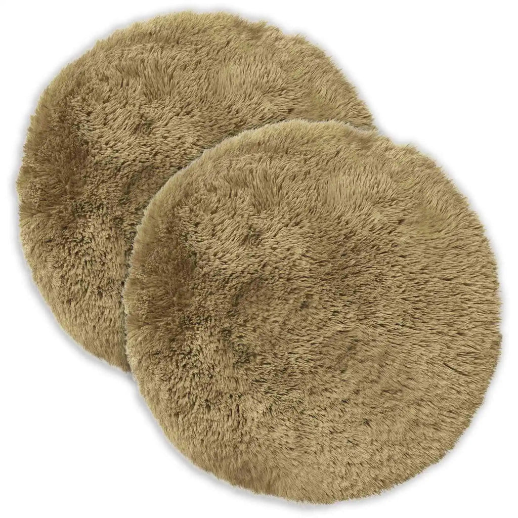 Federa 2 pcs HEERLEN Verde chiaro Ø 60 cm Fleece PV 923071