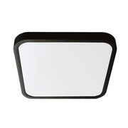 V-TAC Plafoniera LED 24W quadrata 30cm nera IP44 3000K