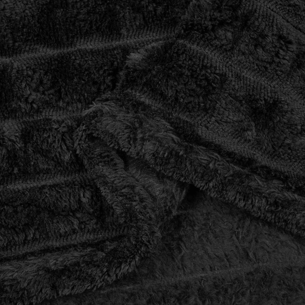 Coperta Nero 240 x 220 cm Panno 42016931