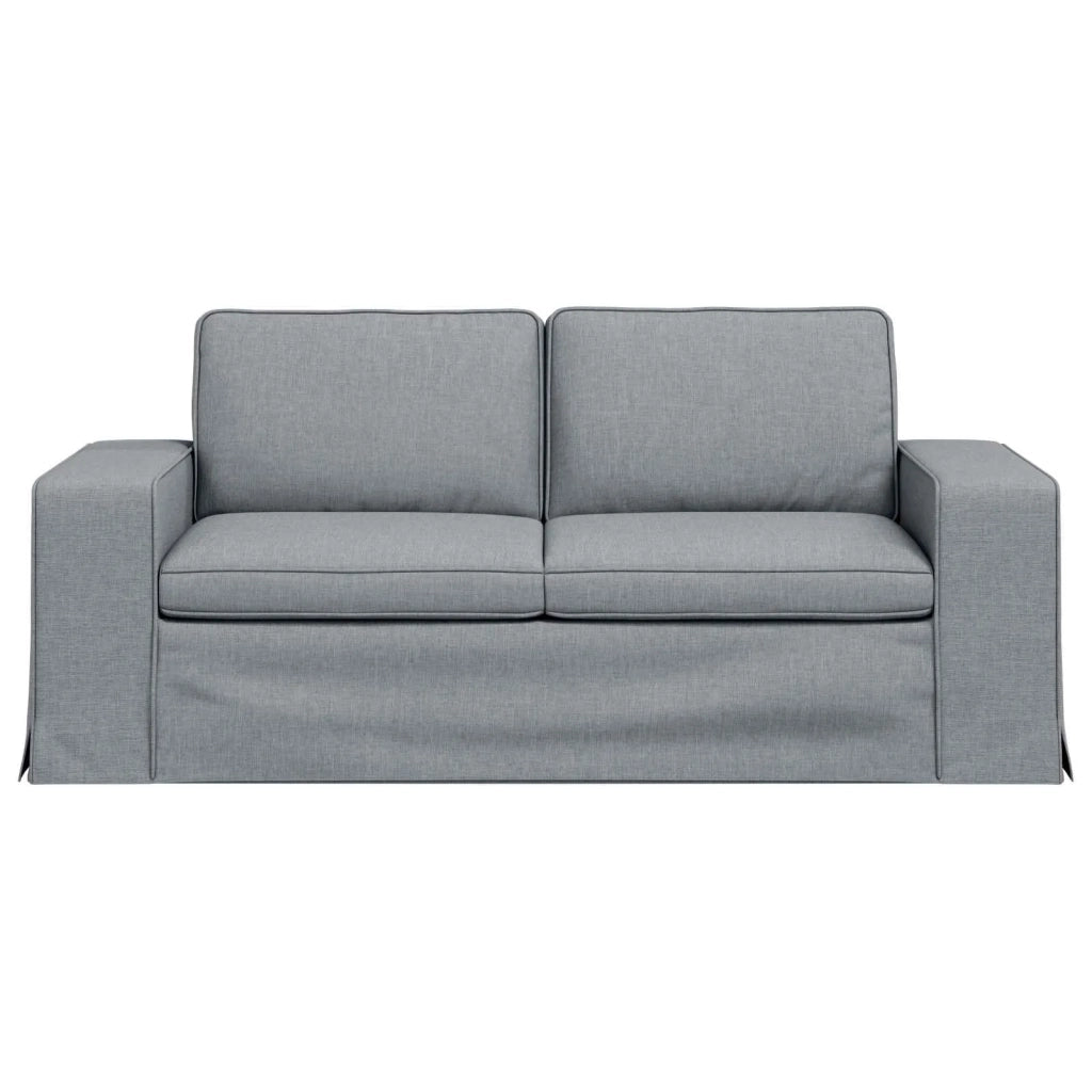 Divano Grigio chiaro 182 x 80 x 82 cm Tessuto