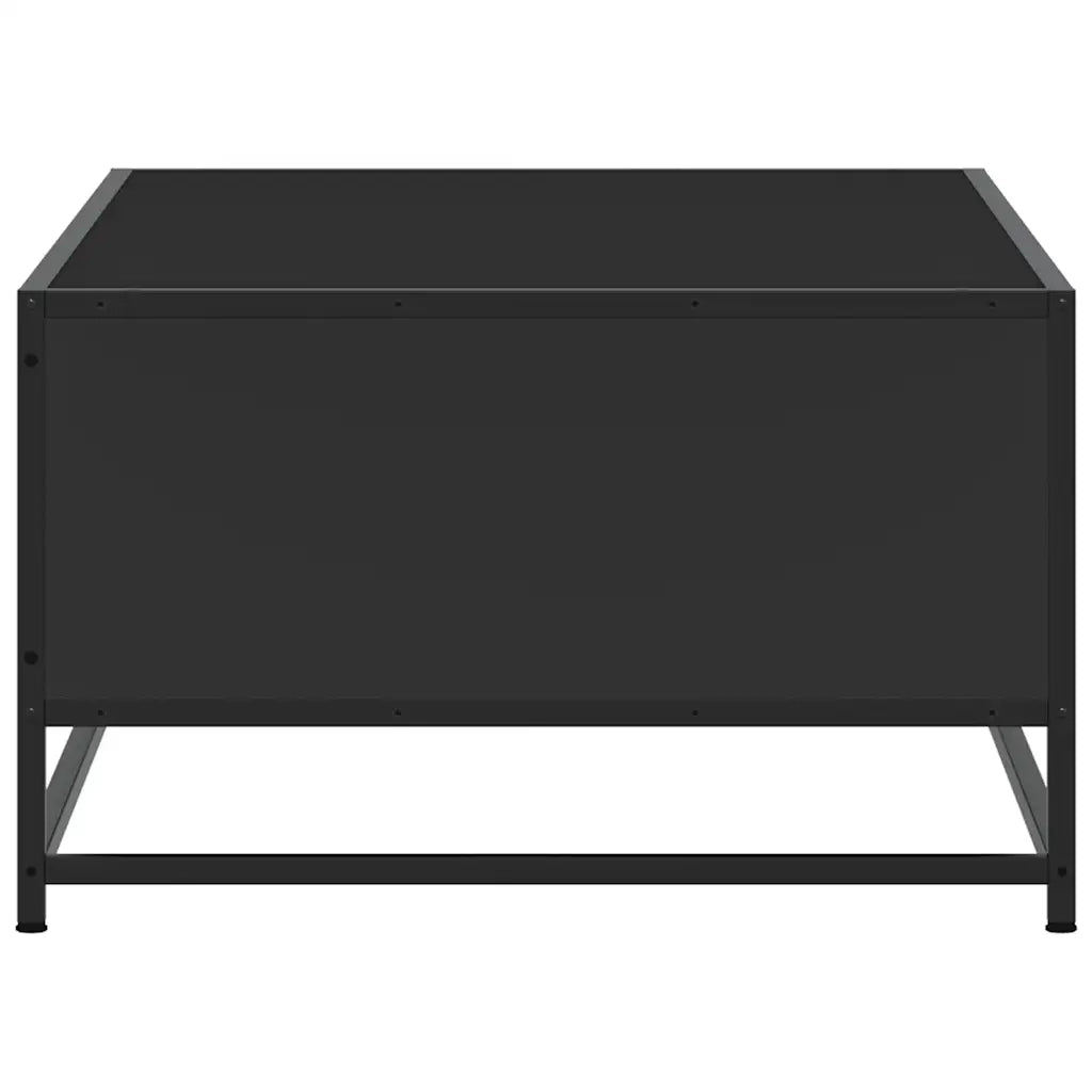 Tavolino salotto | Tavolino da caff¨¨ | Tavolino da Soggiorno Nero 100x57x35 cm in Truciolato e Metallo