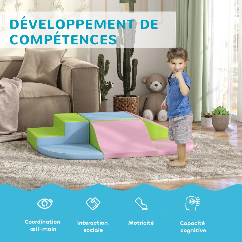 Set Blocchi Motricit¨¤ 6 Pezzi ¨C Xylo ¨C Schiuma EPE Multicolore per Bambini