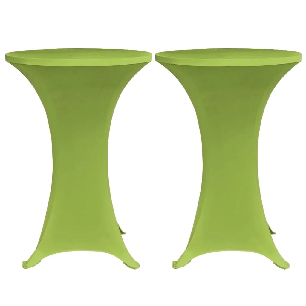 Copertura Elastica per Tavolo 2 pezzi 80 cm Verde CFW1130340