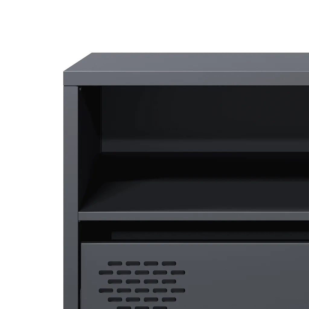 Mobile TV | Armadietto TV | Mobile Porta TV Antracite 135x39x43,5 cm Acciaio Laminato a Freddo