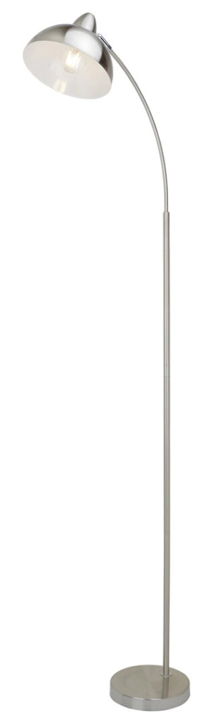 Lampada da terra Daron cromata E27 1 luce Rabalux 5241