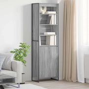 Armadi alti 2 pcs Grigio Sonoma 60 x 36 x 200 cm
