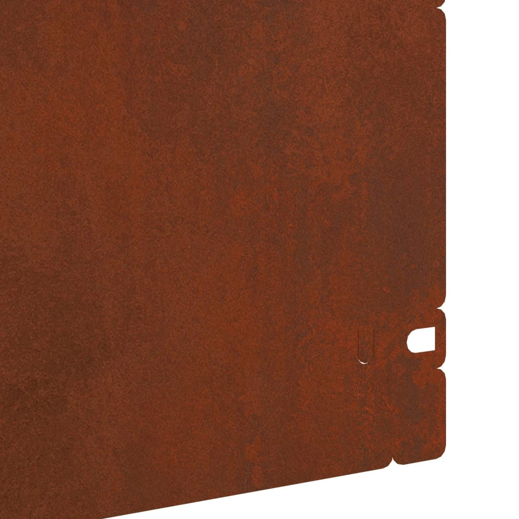 Bordure per prato 10 pcs Ruggine 103 x 0,05 x 22 cm 874783