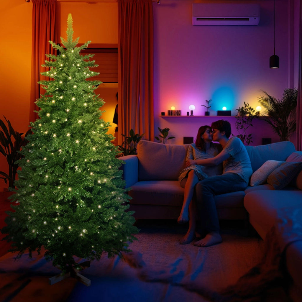 Cupid - Albero di Natale con luci LED ø140x270H cm, 2500 rami