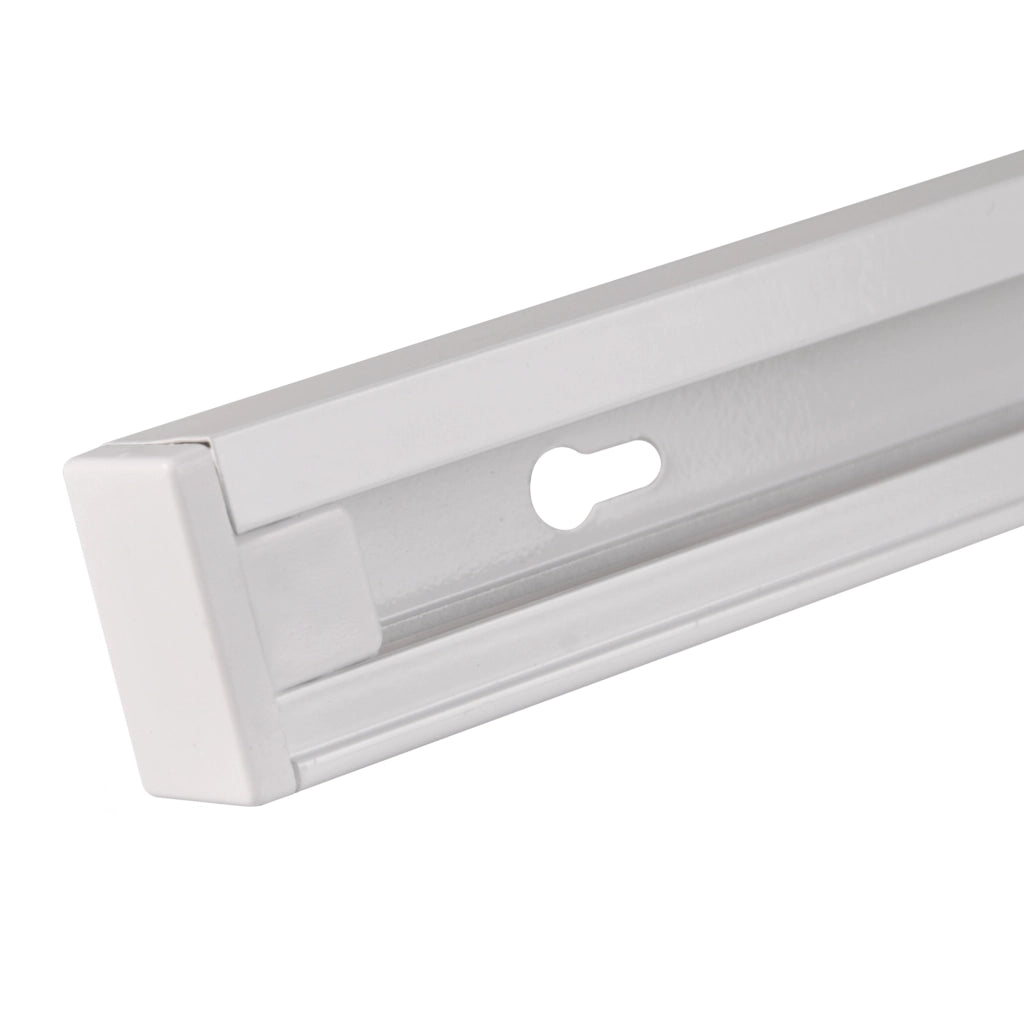 Binario monofase 1m bianco in alluminio Polux 321824