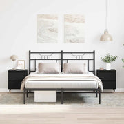 Armadio da Notte con cassetto 2 pcs Rovere Nero 40 x 35 x 50 cm 863467