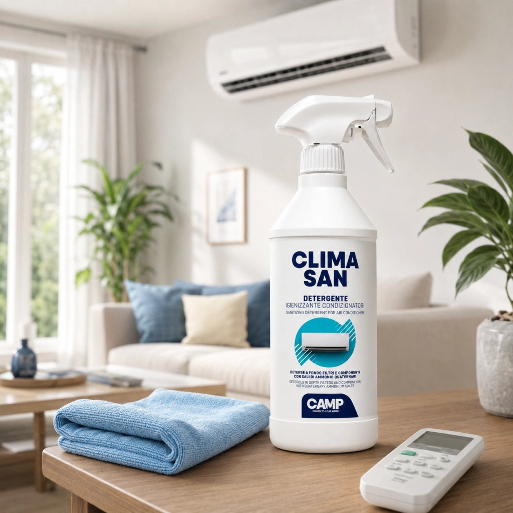 Camp climasan detergente per filtri e componenti climatizzatori 750 ml 3 pezzi