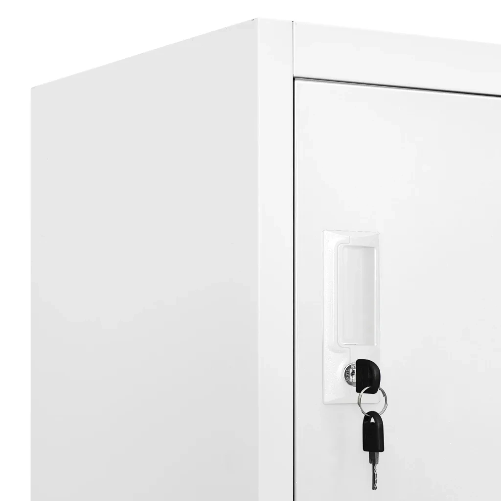 Armadietto a Chiave con 12 Scomparti 90x45x180 cm 244476