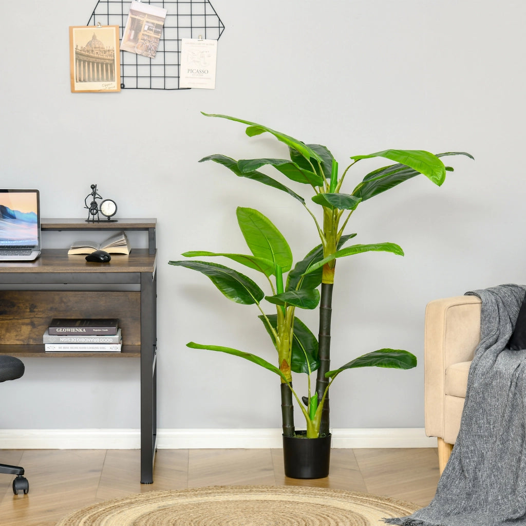 Pianta Artificiale Platanera con Vaso ¨C Minimal ¨C Verde 150 cm
