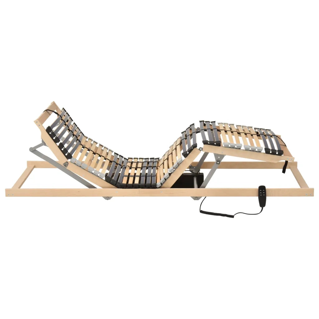 Letto con Telaio a Doghe Elettrico 42 Doghe 7 Zone 90x200 cm 321828
