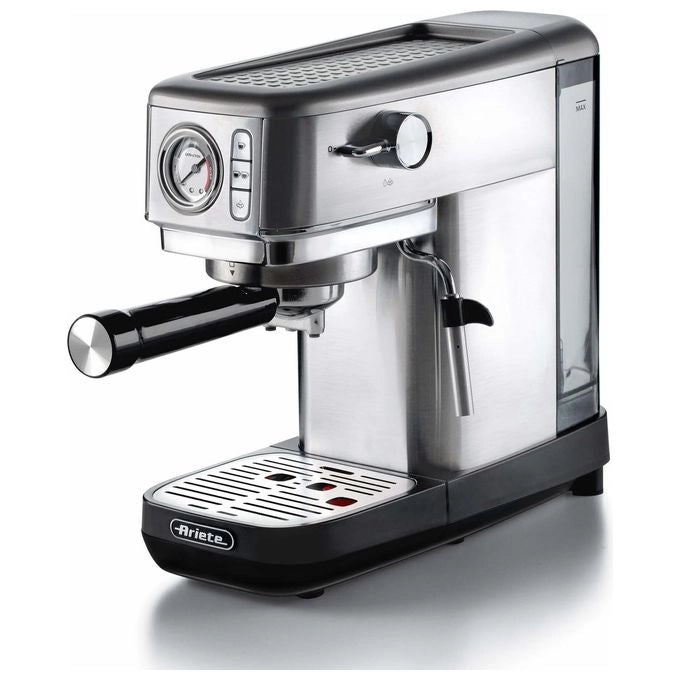 Ariete 00M138110AR0 1381 Macchina da caffe' Espresso Slim 1,1 L 15 bar 1300 W Manometro Cappuccino colore Silver