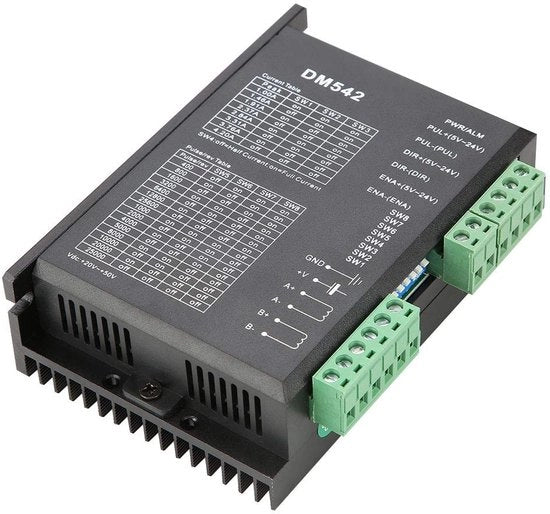 Programma di controllo per motori a passo 32-bit DSP - DM542 - 2-fasi - 4-filari/8-filari - Serie 57/86 - Bassa tensione di ingresso - Controllore di motori