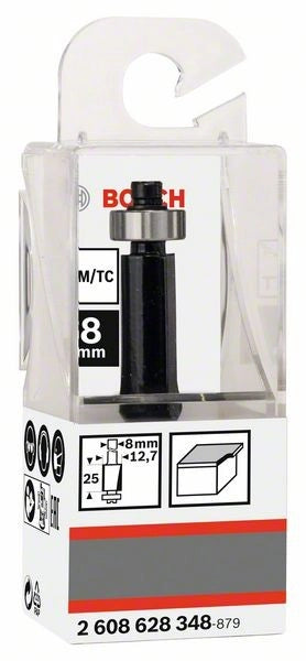 2608628348 - Fresa per rifilare laminati, 8 mm, D1 12,7 mm, L 25,4 mm, G 68 mm 8 mm, D1 12,7 mm, L 25,4 mm, G 68 mm