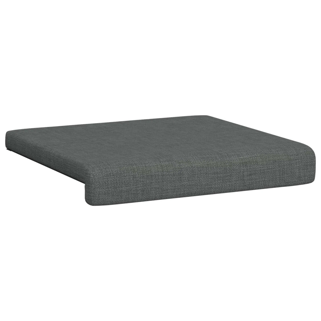 Cuscino per panchina 2 pcs Tessuto Grigio Scuro 42043009