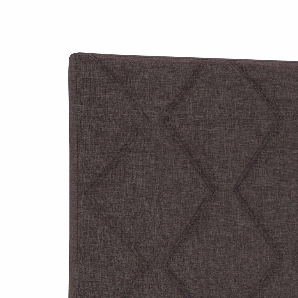 Letto box spring con materasso Marrone Scuro 90 x 200 cm 3451387