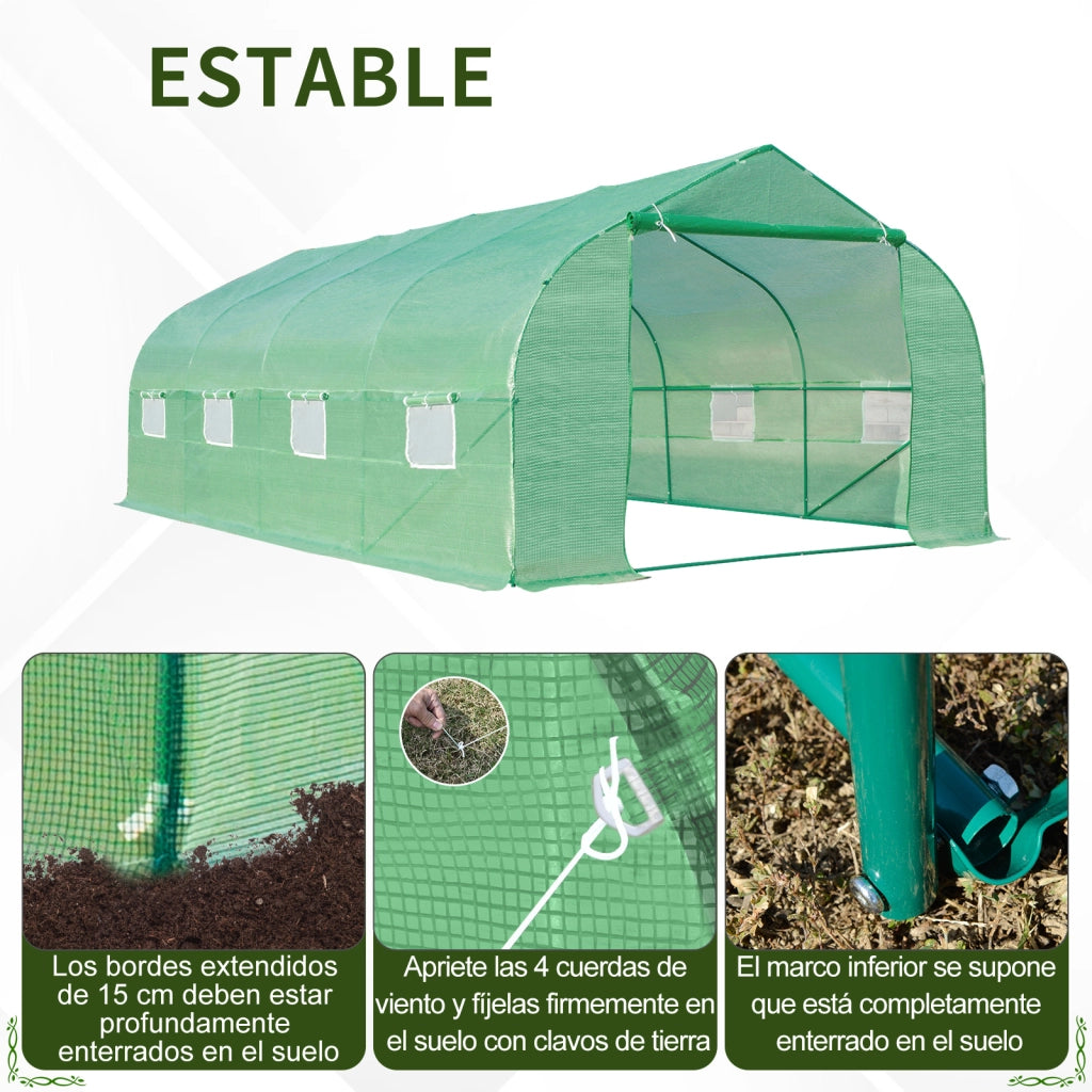Casetta da Giardino ¨C Zephmum ¨C Verde 6x3x2 m