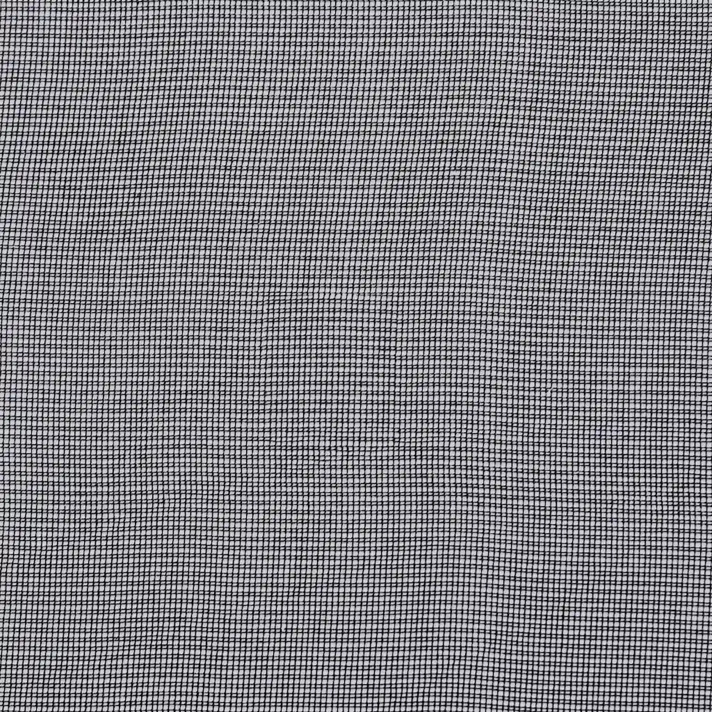 Tende in Voile con Tasche per Aste 2 pz Nero