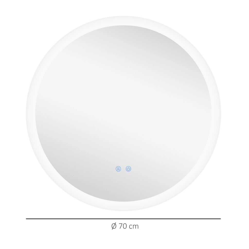 Specchio da Bagno con LED e Sensore Touch ¨C Xylo ¨C Antiappannamento