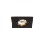 Faretto PASADENA GU10 SQ I da incasso nero 230V GU10 50W