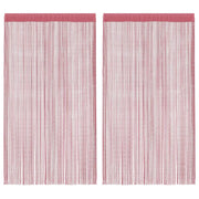 Tende a Filo 2 pz Rosa 140x250 cm