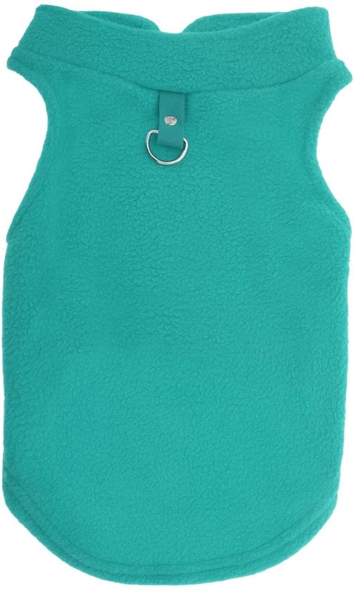 Tuta per cani e gatti in pile - Fleece - Cinturino con D - Lavabile in macchina - Leggero - Comodo - Adatto a cani e gatti - Tuta per animali domestici