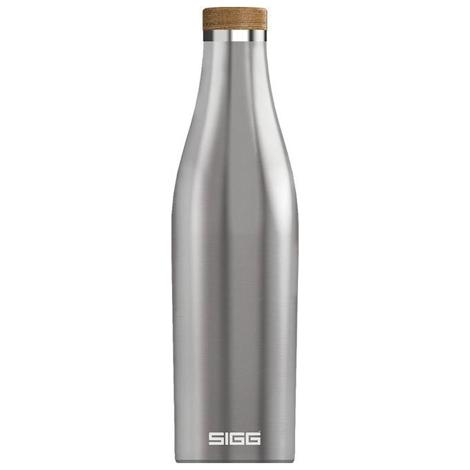 SIGG Meridian Brushed Uso quotidiano 500 ml Bamboo, Acciaio inossidabile Acciaio spazzolato