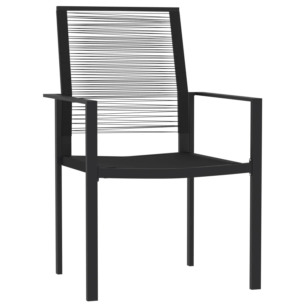 Set da Pranzo da Giardino 7 pz Nero 3099200