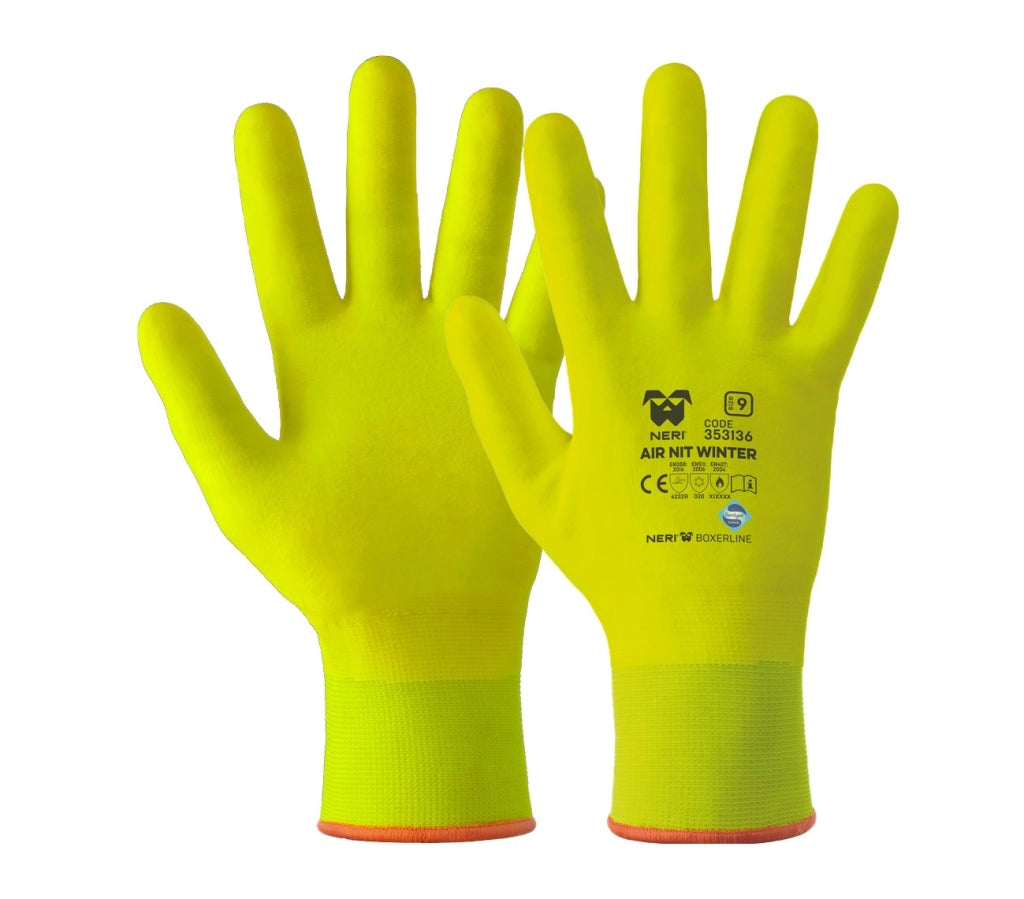 GUANTO PROFESSIONALE INVERNALE 'AIR NIT WINTER' NERI Tg. 9 - 12 paia- NERI