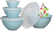 Set di scaldavetri e cucchiai in cocco biodegradabili per acai, poke e smoothie bowls - Ideale regalo ecosostenibile per gli amanti del breakfast.