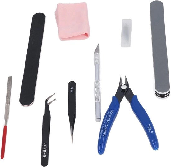 Strumenti per modellismo Premium Acciaio Leggero - Set di strumenti - Modello di strumenti - Facile da indossare - Duraturo - Utilizzo pratica 

Modello: 
(aggiungere eventuali informazioni sul modello se presenti)