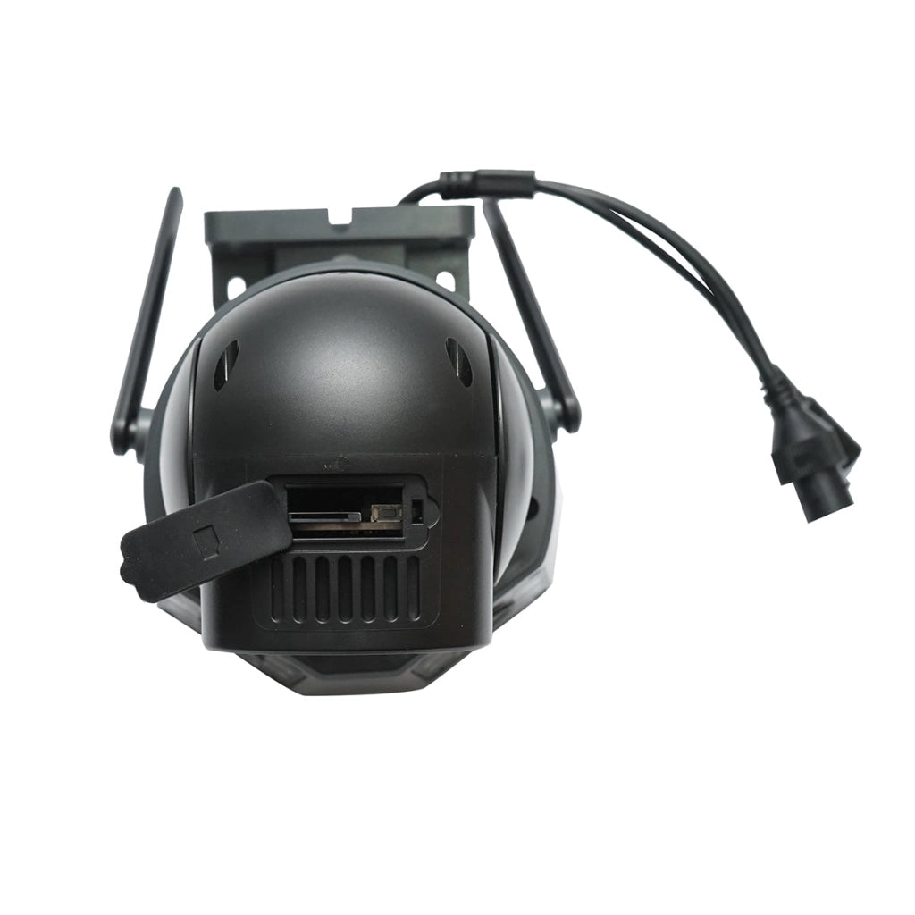 Telecamera di sorveglianza con 3 lenti, 3 obiettivi da 6 MP, WIFI 2.4GHz, rotazione a 360 gradi PTZ con sensore di movimento, allarme, rilevamento umano e applicazione IPC360 Home