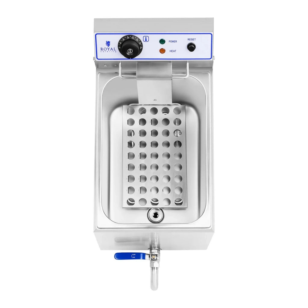 Friggitrice elettrica professionale per ristoranti 1 x 17 litri adatta per pesce 14_0001778