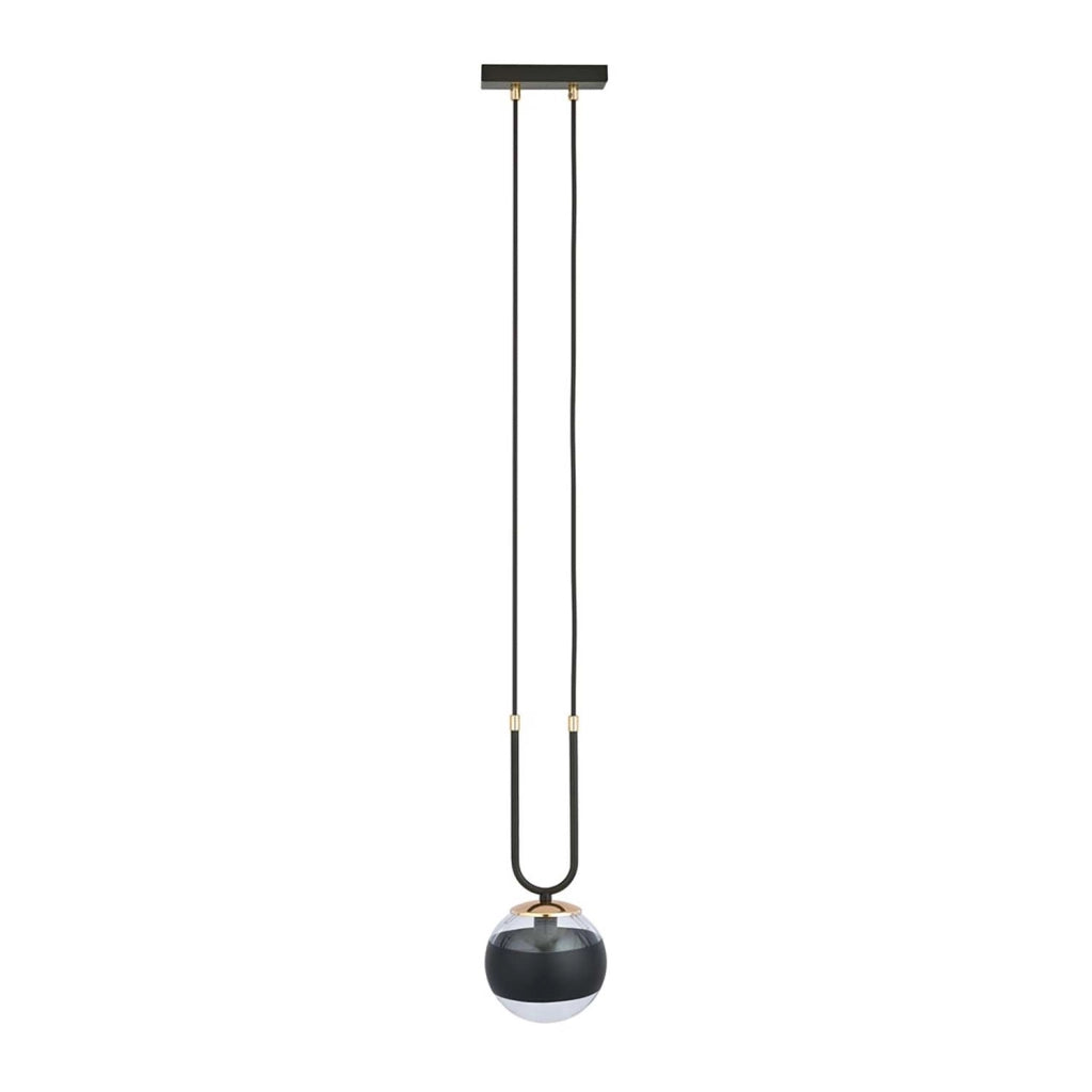 Sospensioni Moderna Crio Acciaio Nero 1 Luce E14 Ip20