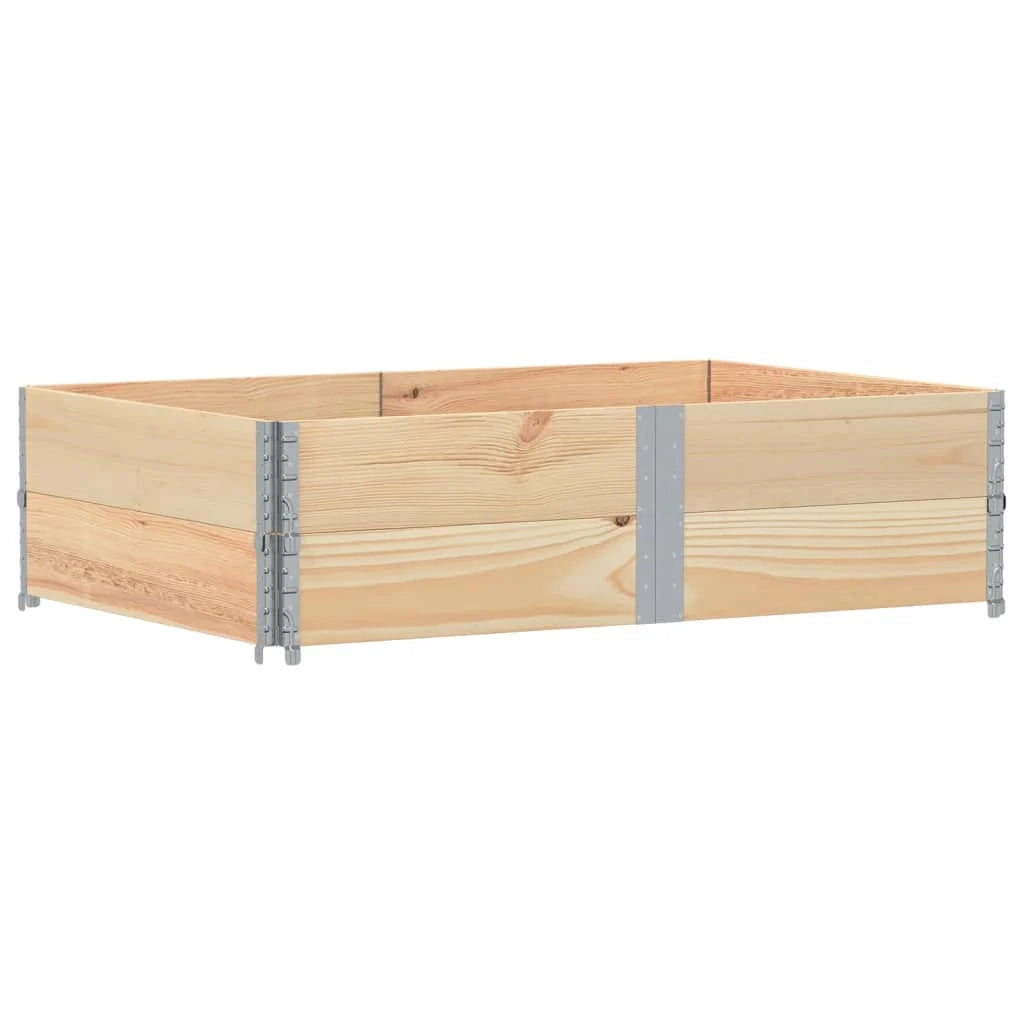 Fioriera rialzata per piante fiori terrazzo giardino 150 x 100 cm legno massello di pino marrone 02_0037416