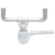 Sifone Moplen 2 Vie Senz.Piletta